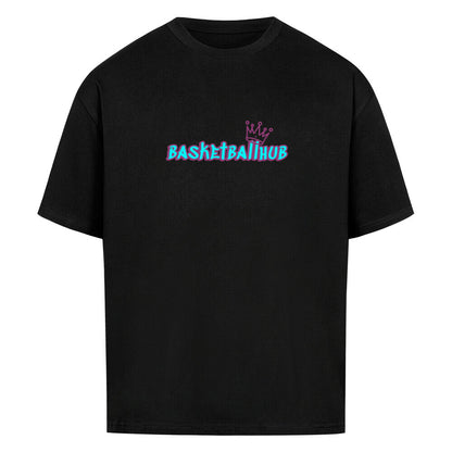 Oversized Basketball T-Shirt Basketballhub schwarz 100% Baumwolle