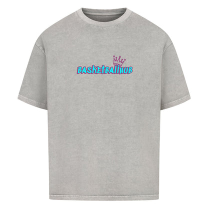 Oversized Basketball T-Shirt Basketballhub Washed grey 100% Baumwolle