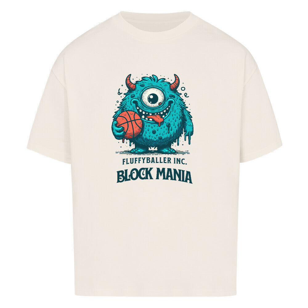 Oversized Basketball T-Shirt Natural Raw Fluffy Baller 100% Premium Baumwolle