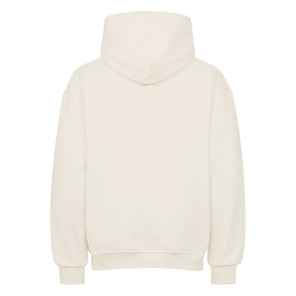 In Your Face Oversized basketball Hoodie Natural Raw Premium Baumwolle rücken sicht