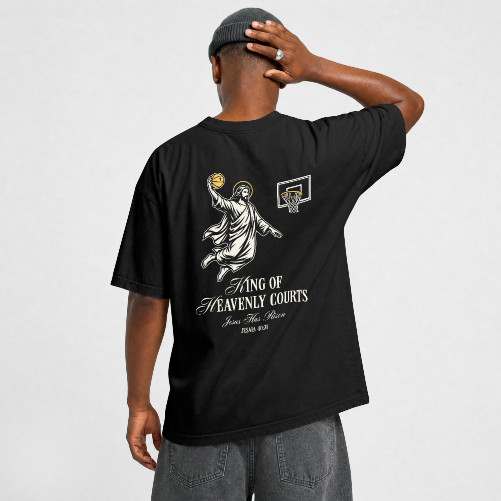 King of Heavenly Courts Oversized Shirt | Premium Cotton