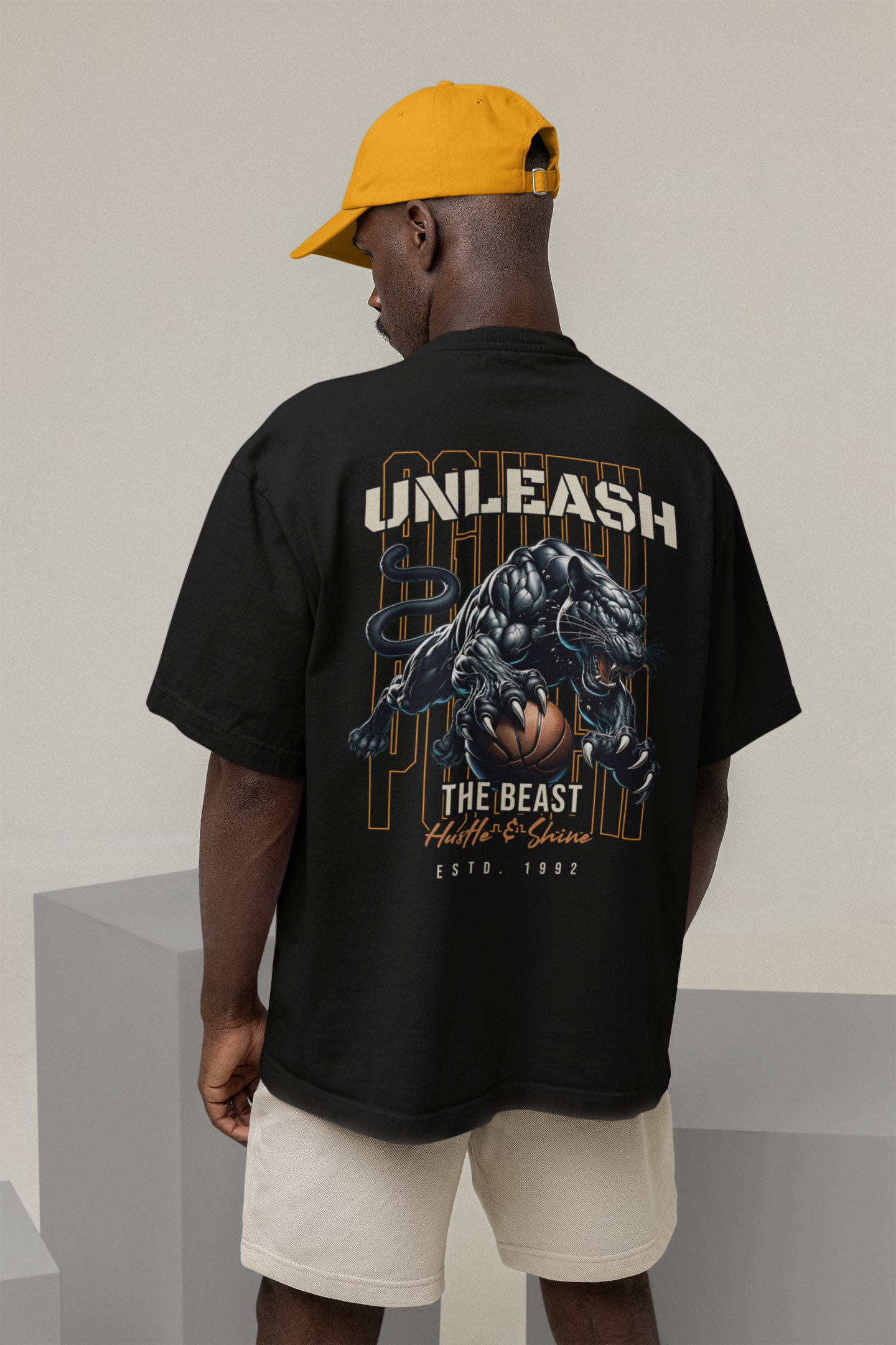 Unleash the Beast Oversized T-shirt | Premium Baumwolle