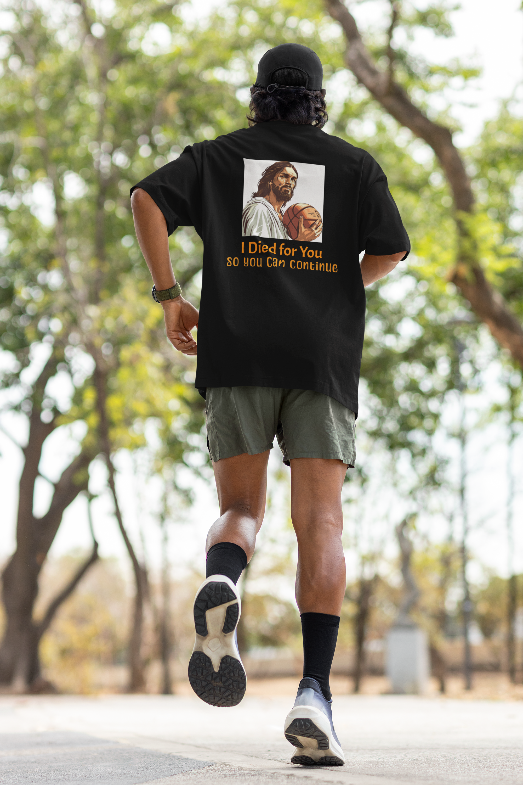 Jesus Cross T-Shirt Oversized | Premium Baumwolle