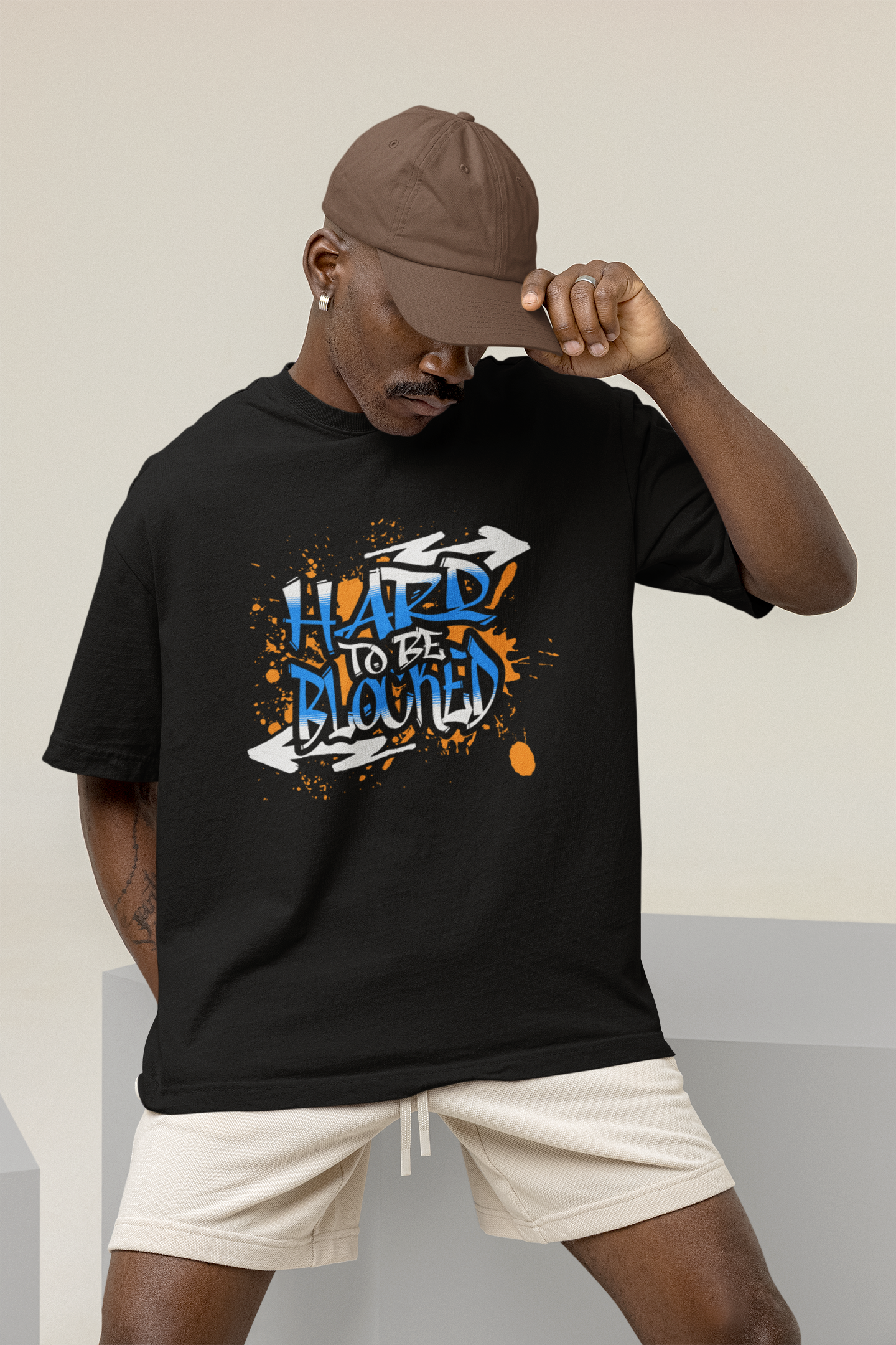 Hard to be Oversized T-Shirt | Premium Baumwolle