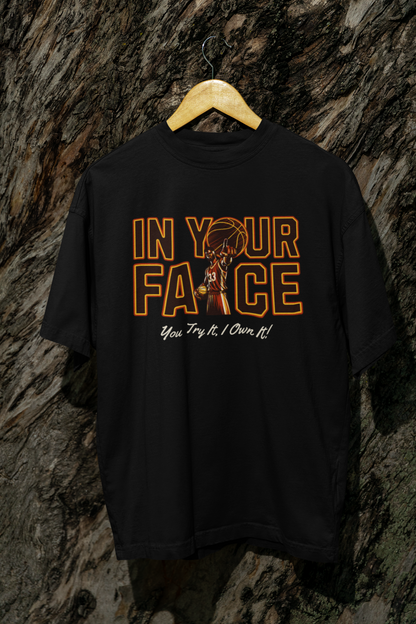 In your Face Oversized T-Shirt | Premium Baumwolle