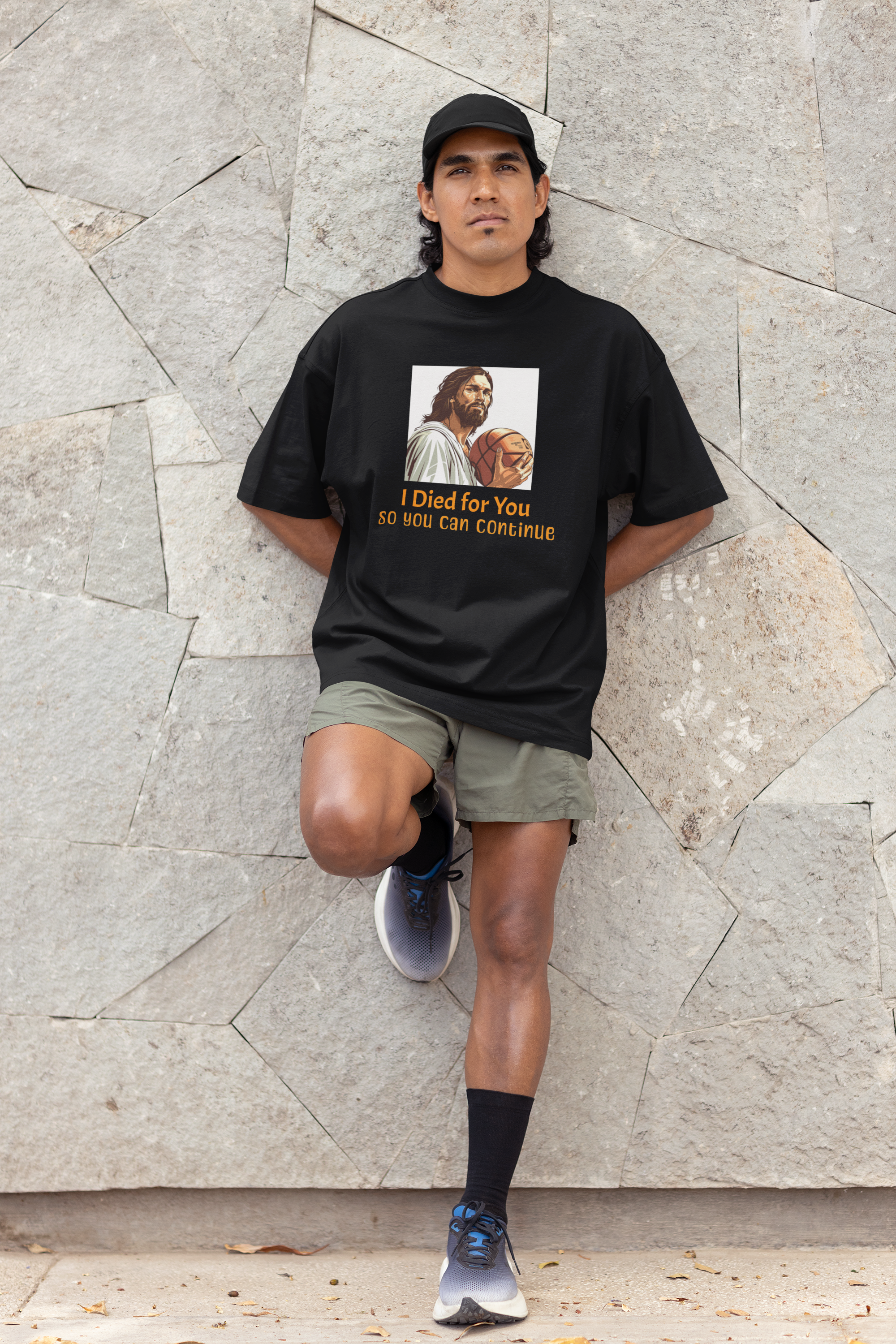 "I Died for You, so you can Continue" T-Shirt Oversized | Premium Baumwolle