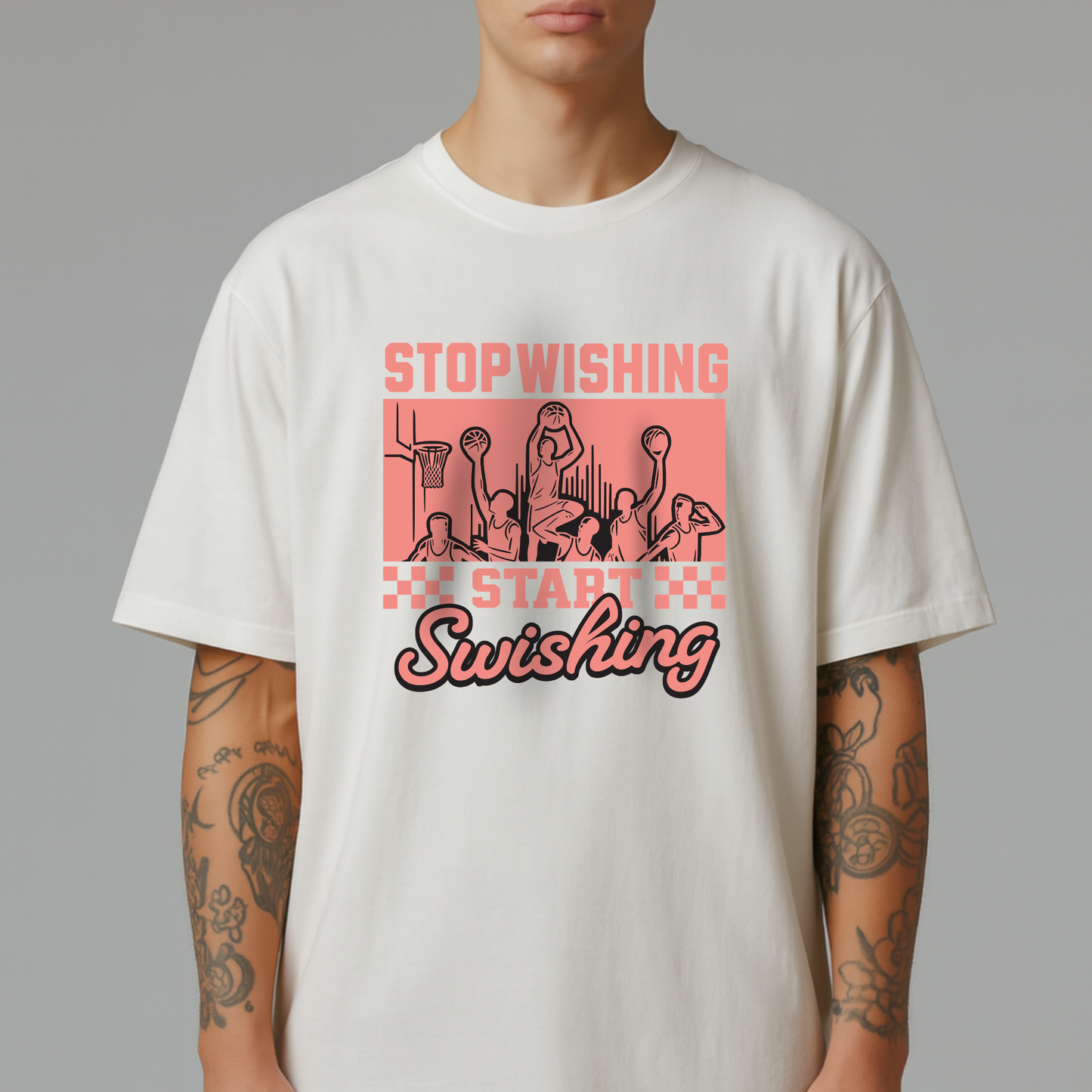 Stop Wishing Oversized T-Shirt | Premium Baumwolle