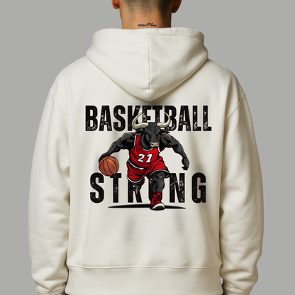 Basketball Strong Oversized Hoodie | Premium Baumwolle
